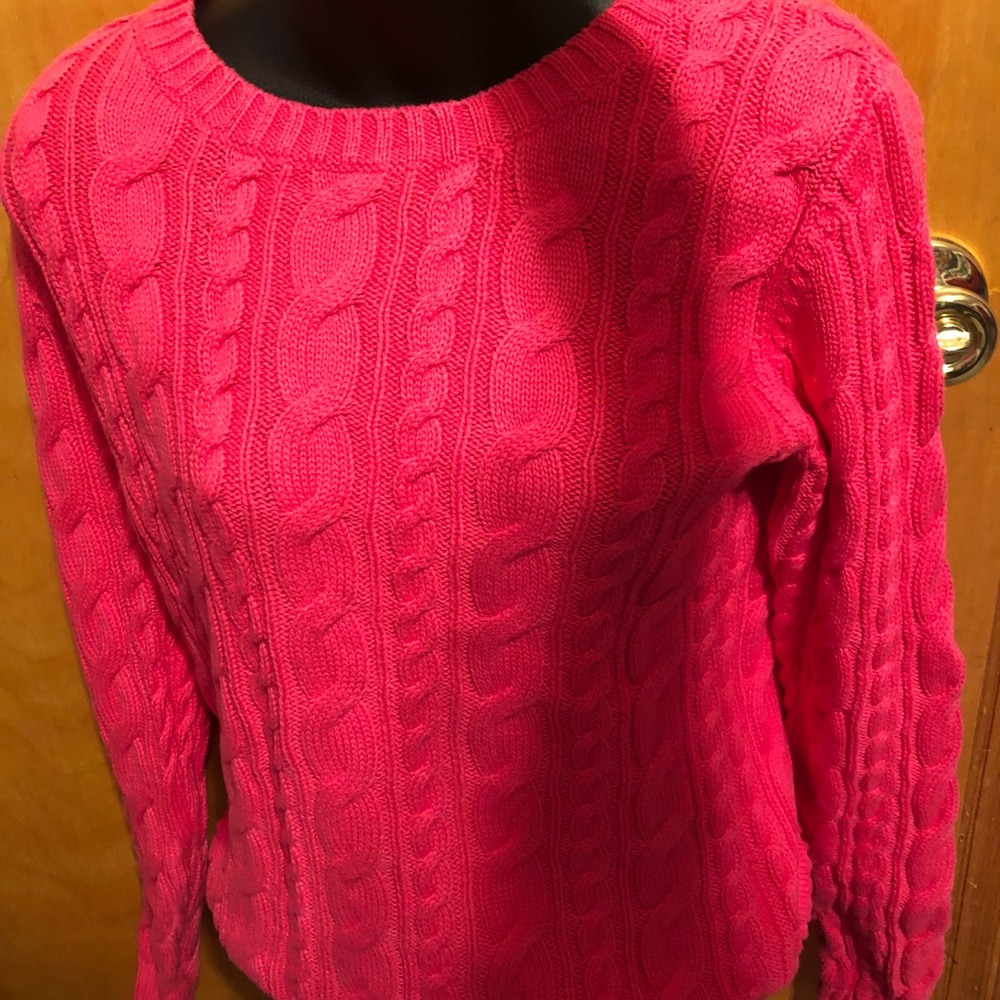 New cable knit sweater